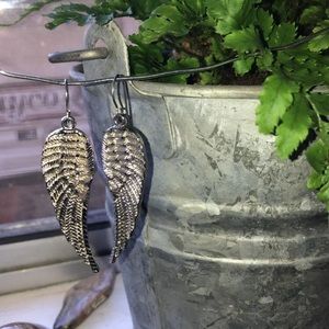 angel wing egirl earrings